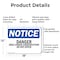 Signmission Danger Area Under Work Do Not Enter OSHA Notice Sign, Aluminum, 18in W x 12in L, 2PK OS-2PACK-NS-A-1218-L-10894 - alternate 6